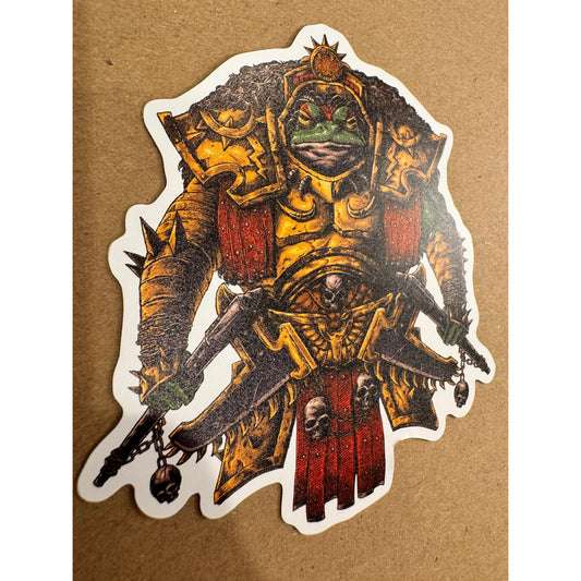 Rage Frog Sticker