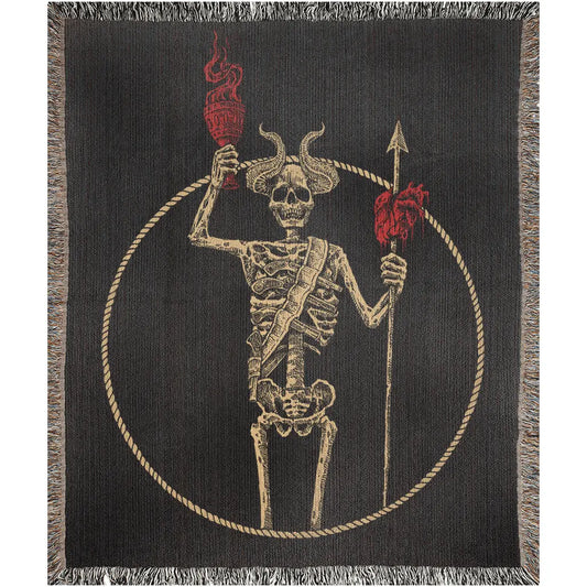 Black Beard (Woven Blanket) Threat Llama