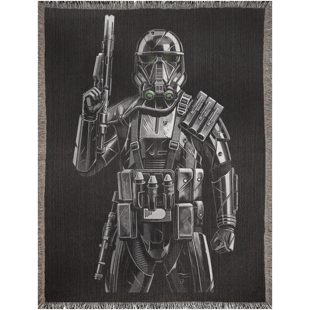 Death Trooper Woven Blanket