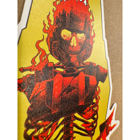 Dropped And Damned Sticker