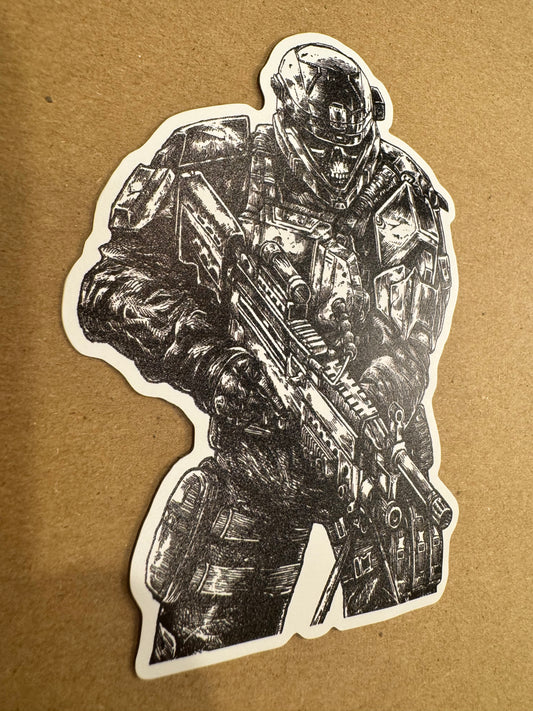 SAW Trooper Sticker
