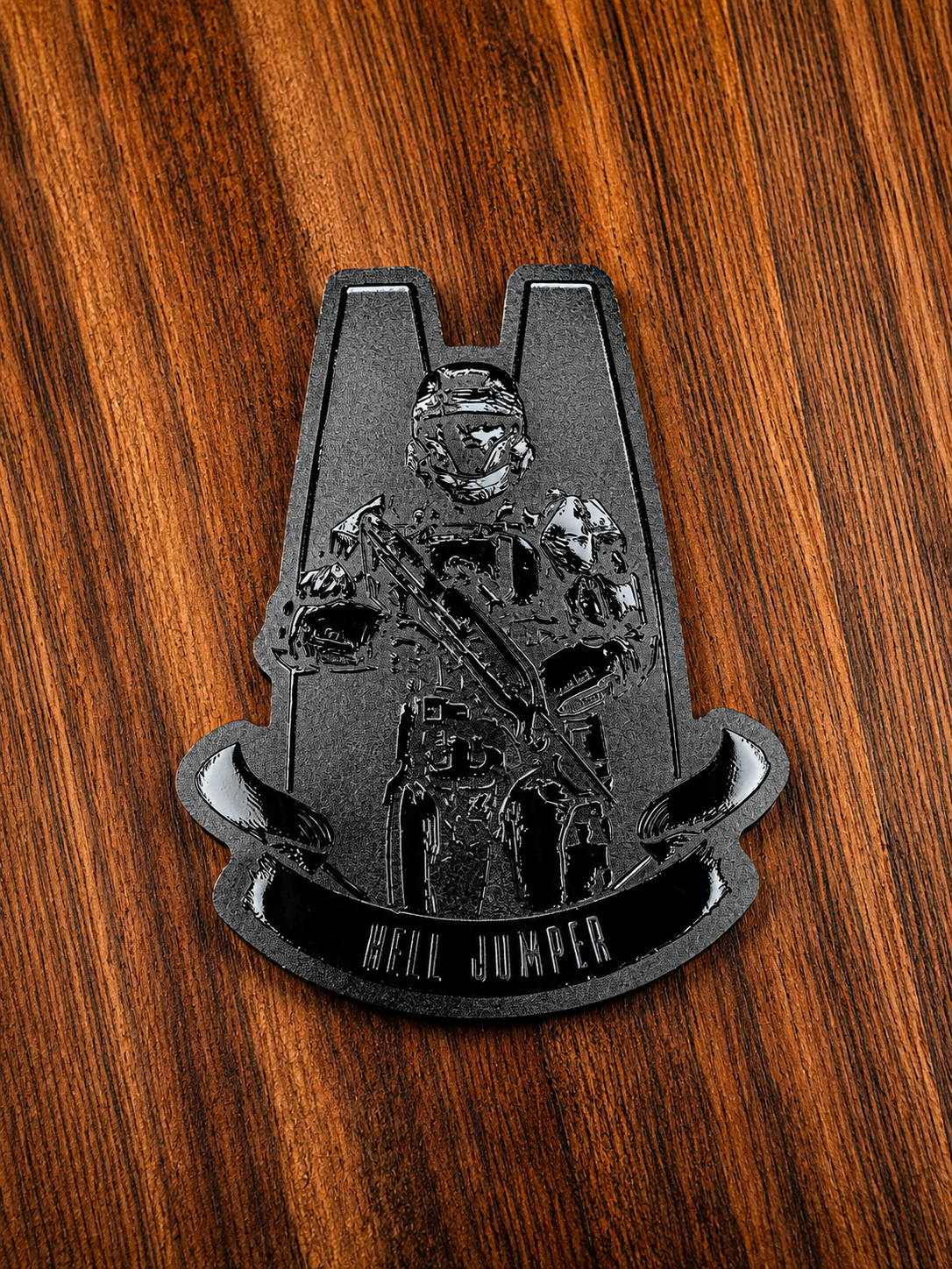 Orbital Drop Embossed Sticker