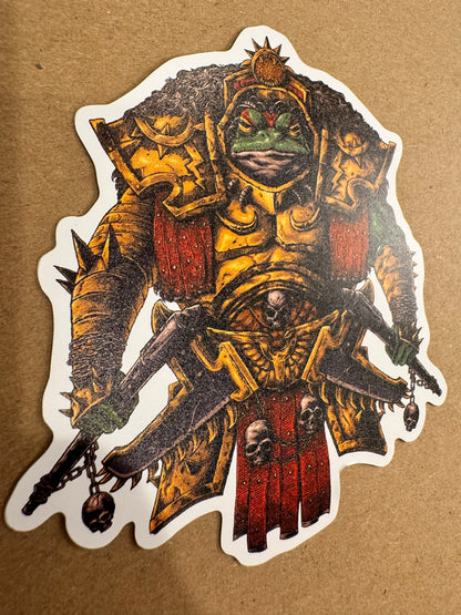 Rage Frog Sticker