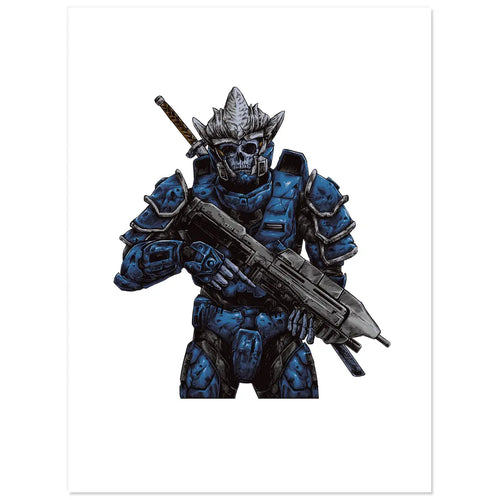 Armored Ninja Blue