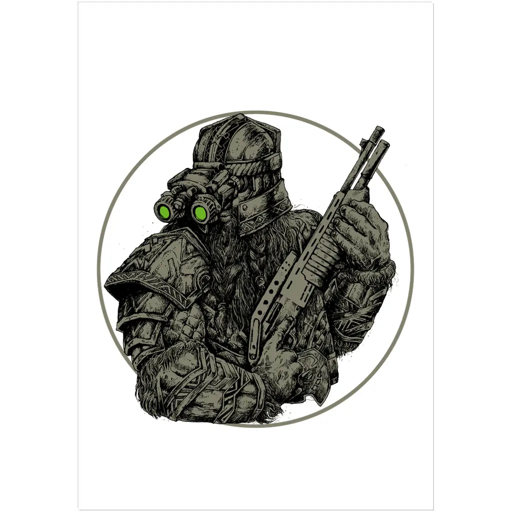 Dwarven SPAS-12 (Sticker) Threat Llama