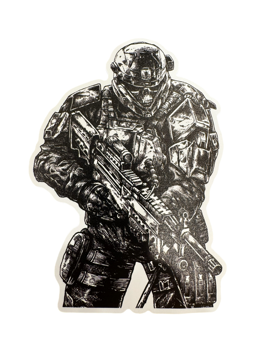 SAW Trooper Sticker