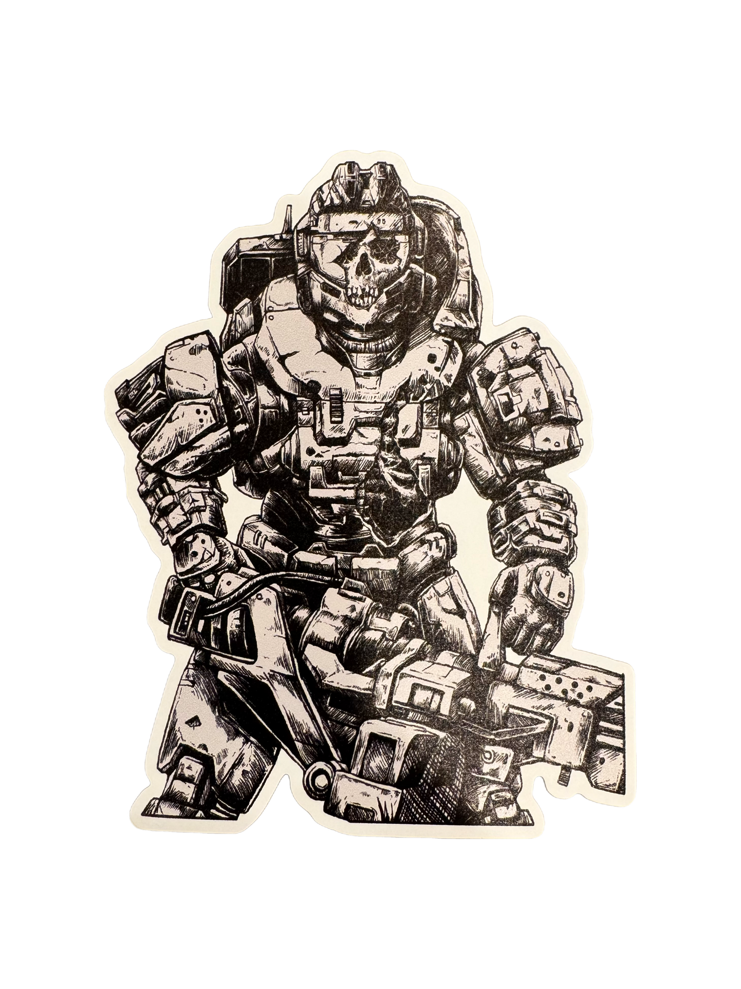 Walking Tank Sticker