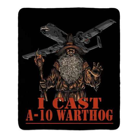 I Cast A-10 Warthog (Fleece Blanket) Threat Llama