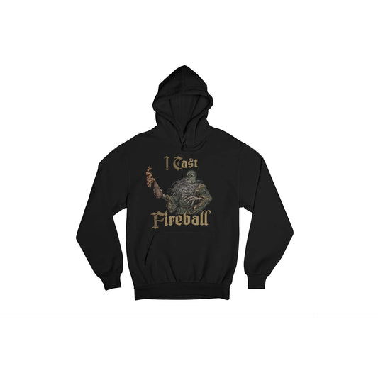 I Cast Fireball (Hoodie) Threat Llama