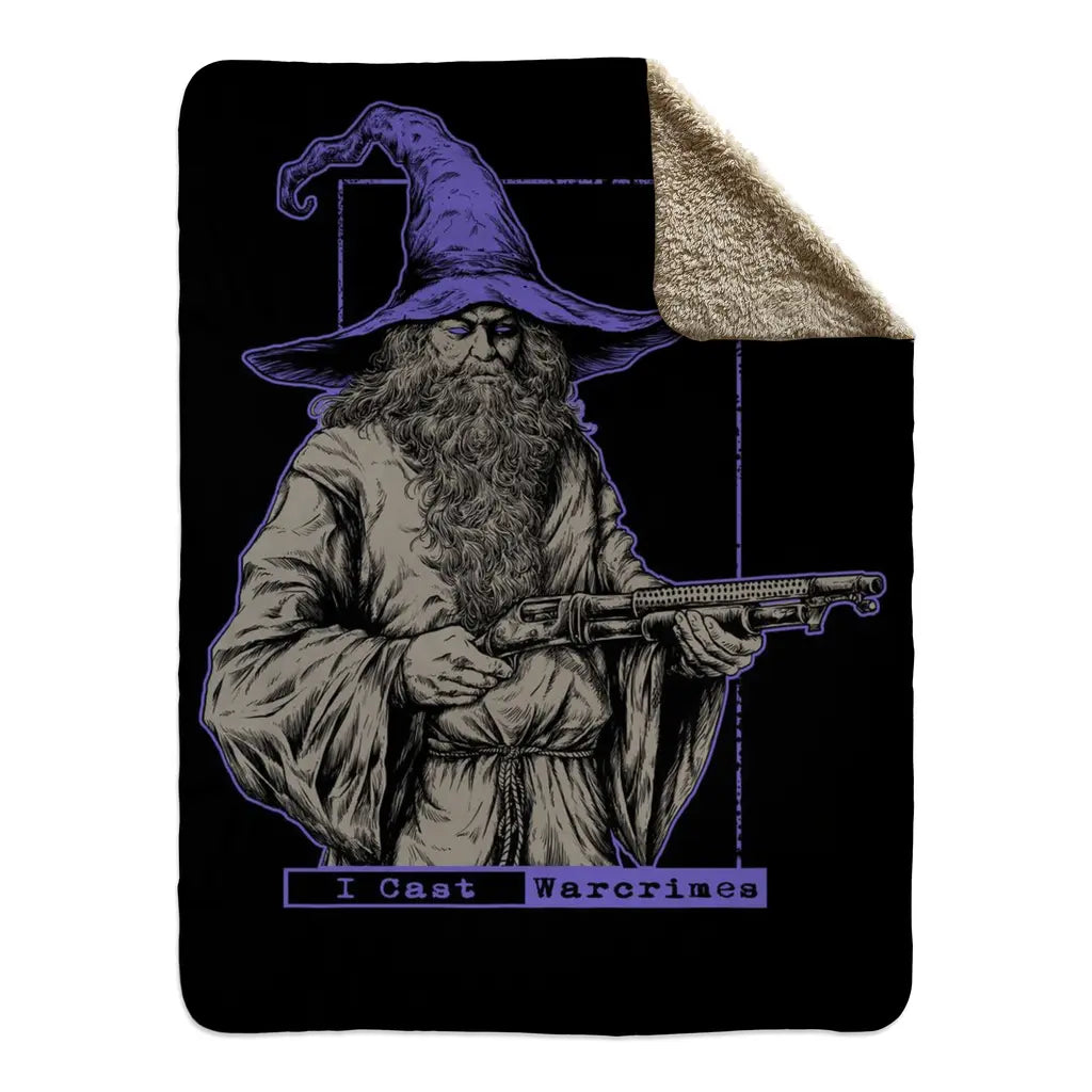 I Cast Warcrimes (Fleece Blanket)