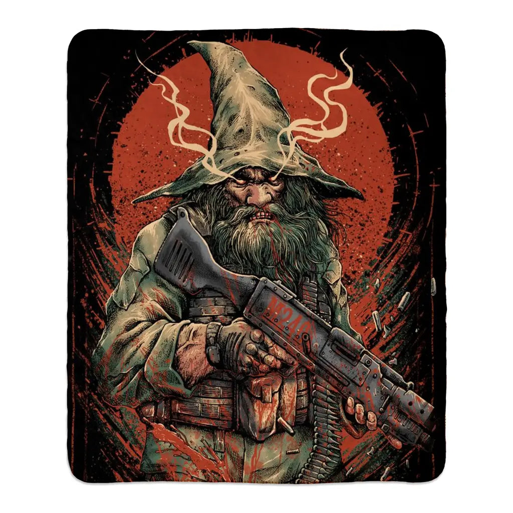 M240 Wizard (Fleece Blanket) Threat Llama