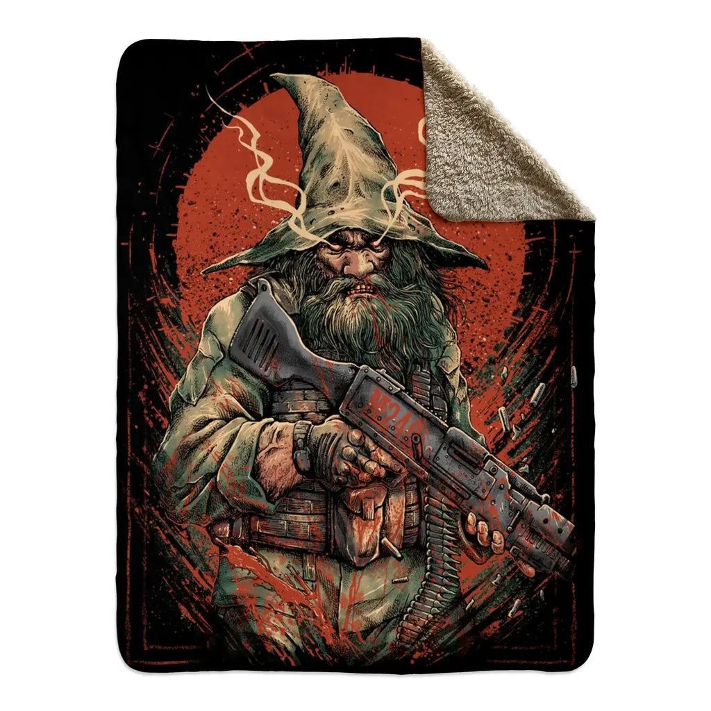 M240 Wizard (Fleece Blanket) - Threat Llama