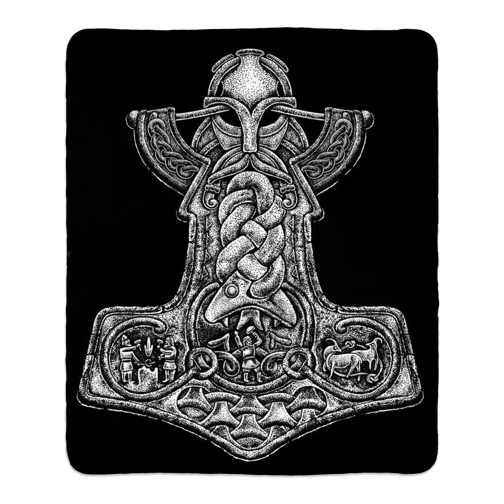 Mjölnir (Fleece Blanket) Threat Llama