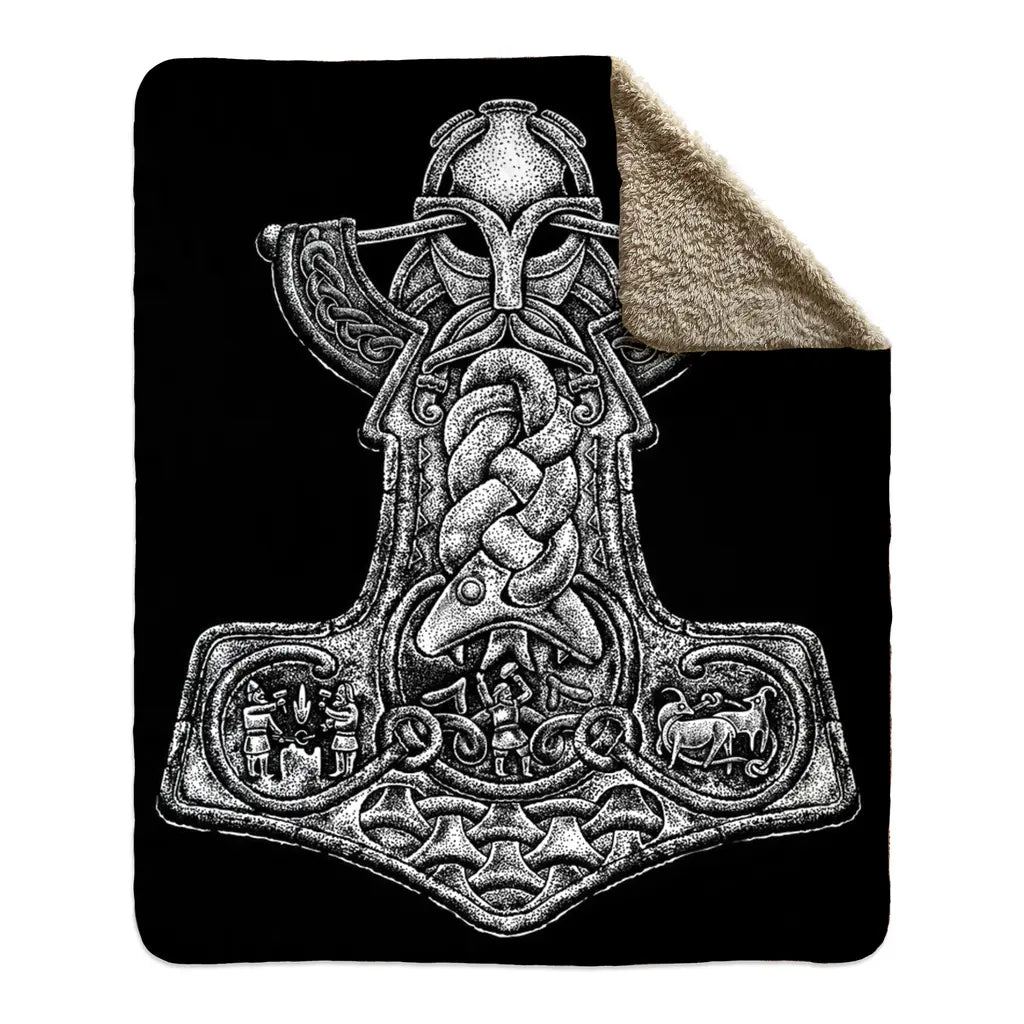 Mjölnir (Fleece Blanket) - Threat Llama