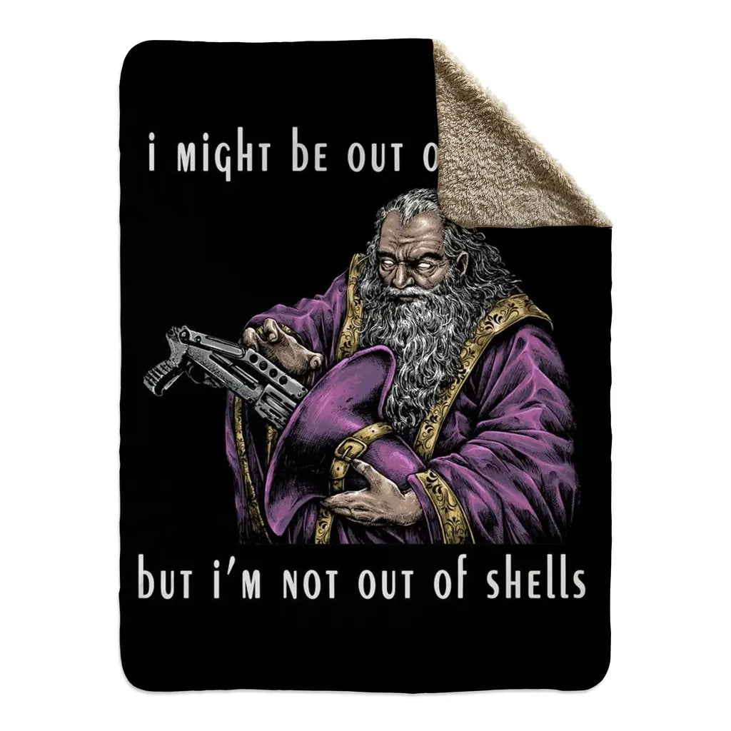 Out Of Spells (Fleece Blanket) - Threat Llama