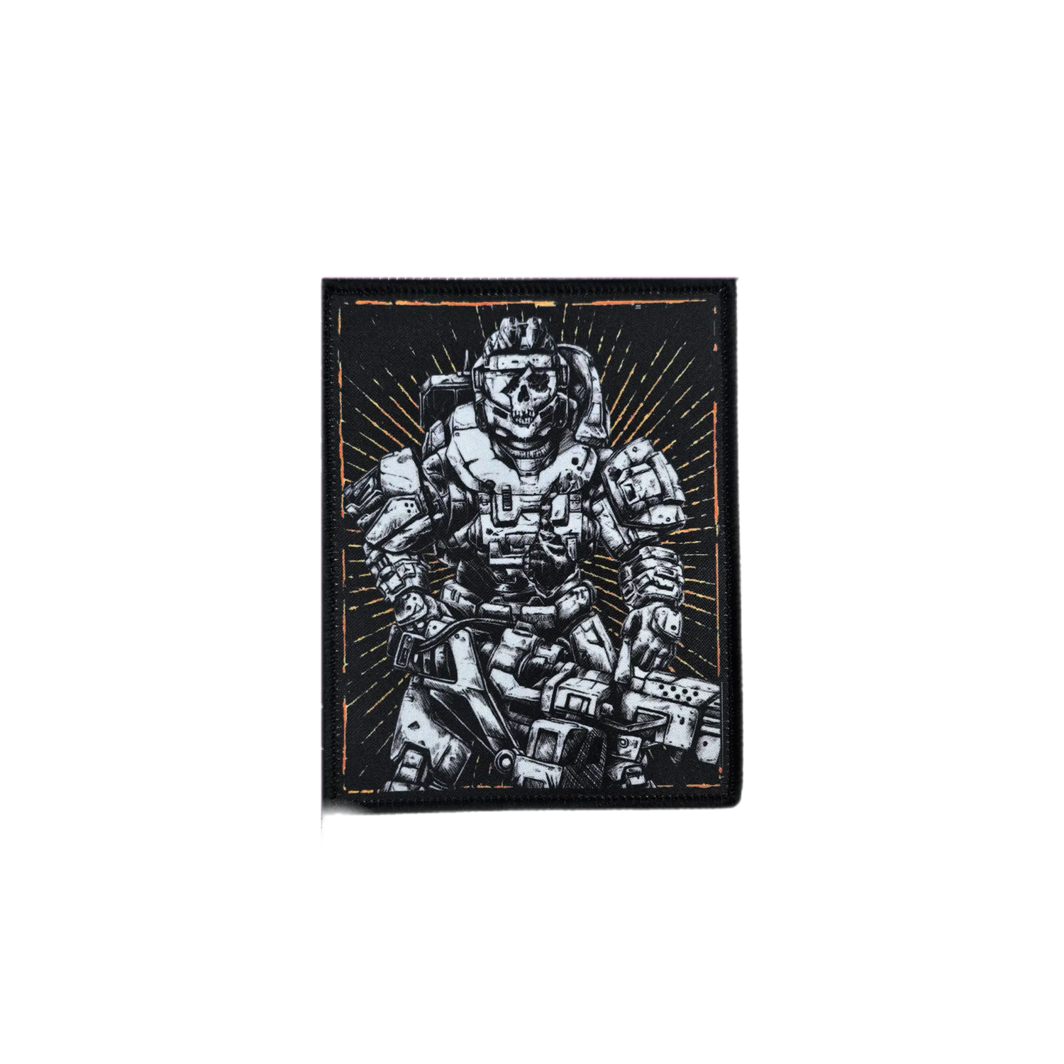 Walking Tank - 4”x 3" Sublimation Velcro Morale Patch Threat Llama