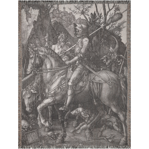 Knight, Death, and the Devil (Woven Blanket)